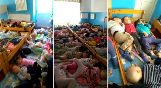 Видео со спящими по четверо детсадовцами обсуждают в Казнете